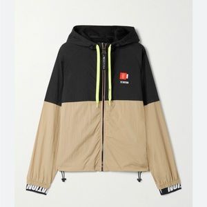 PE Nation propel hooded two-tone shell jacket